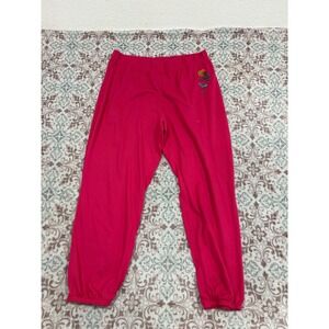 Thereabouts Girls Pink Floral Embroidered Pajama Jogger Pants Size 2XL 20.5P